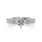 2.02 CT Heart Moissanite Bridal Set