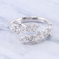 Fancy Shapes Moissanites Diamond Ring