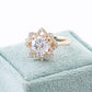 1.5 Ct Brilliant Round Cut 32 Round Cut Wedding Ring