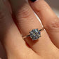 1.2 Ct Brilliant Round Cut Moissanite Engagement Ring