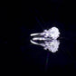 2.2 Ct Oval Moissanite With 6 Marquise Engagement Ring