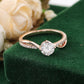 2.2 Ct Brilliant Round Moissanite Engagement Ring