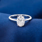 2.1 Ct Oval Moissanite Enagagement Ring