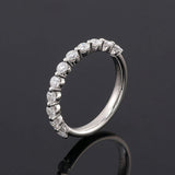 Brilliant Round Moissanite Wendding Ring