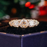 Brilliant Round Cut Moissanite Wedding Ring