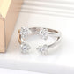 0.40 Ct Brilliant Round Cut Diamonds Moissanite Wedding Ring