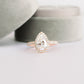 2.25 Ct Pear Moissanite Engagement Ring