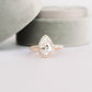 2.30 Ct Pear Moissanite Engagement Ring