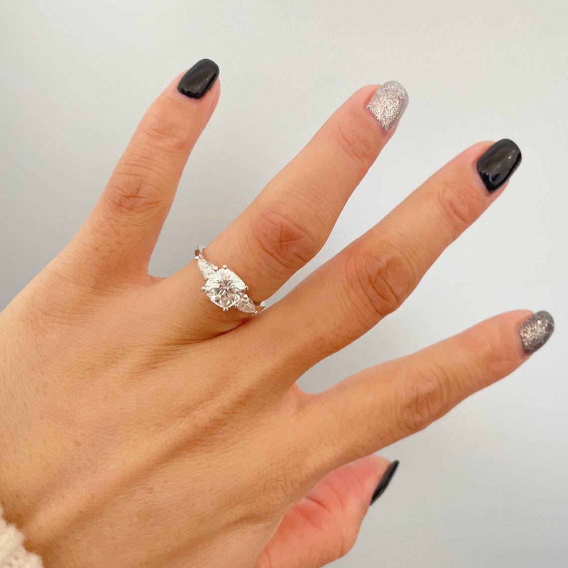 1.0 Ct Cushion Engagement Ring