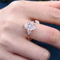 2.14 Ct Pear Moissanite Engagement Ring