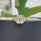 2.18 Ct Emerald Moissanite Engagement Ring