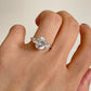 1.10 Ct Oval Moissanite Engagement Ring