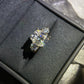 2.0 Elongated Cushion Moissanite Engagement Ring