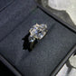 2.0 Elongated Cushion Moissanite Engagement Ring