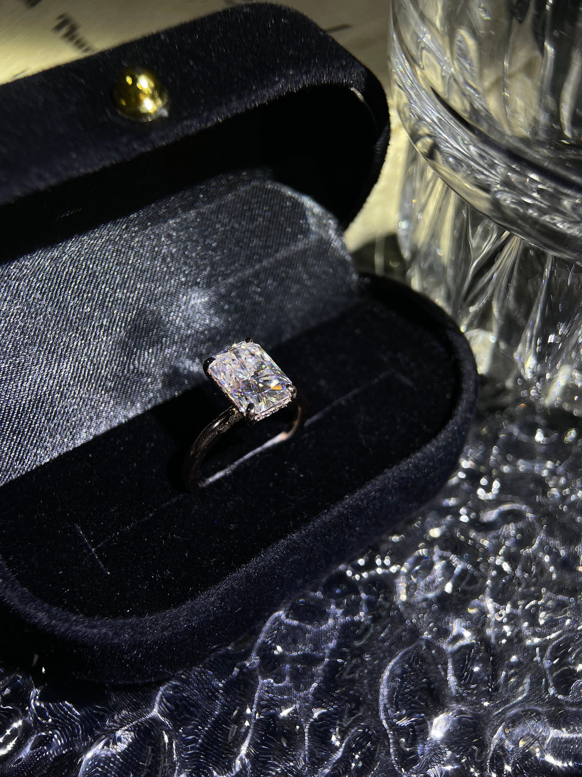 2.20 Ct Moissanite Engagement Ring