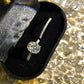 2.06 Ct Oval Moissanite Bridal Set