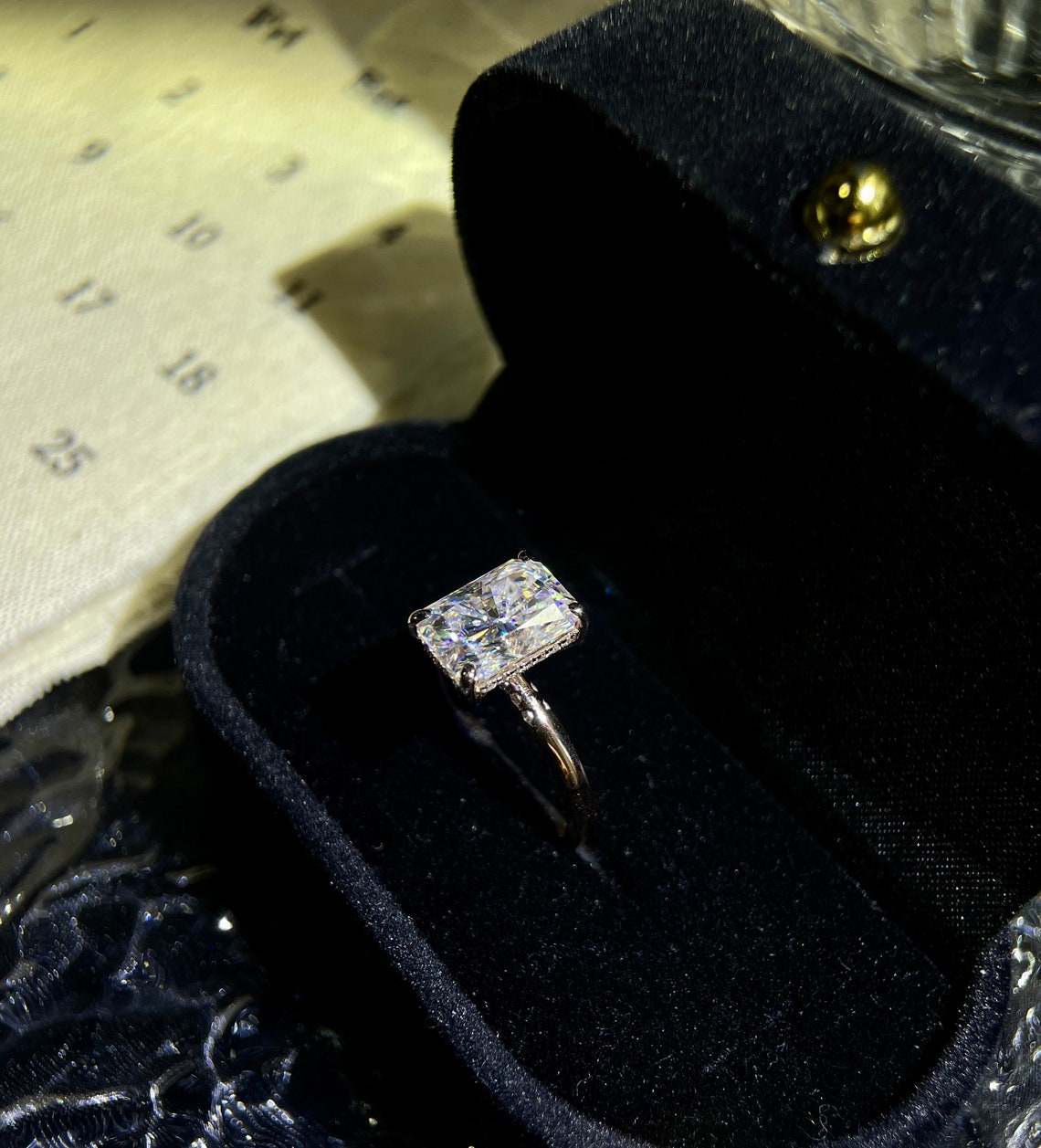 2.20 Ct Moissanite Engagement Ring