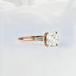 2.05 Ct Square Radiant Moissanite With Tapper Baugettes Wedding Ring