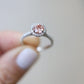 Beautiful Pink Round 1.0 CT Wedding Ring