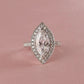 4.06 Ct Marquise Moissanite Wedding Ring