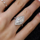 4.06 Ct Marquise Moissanite Wedding Ring