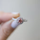 Beautiful Pink Round 1.0 CT Wedding Ring