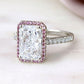 3.0 Ct Cushion Moissanite Wedding Ring