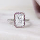 3.0 Ct Cushion Moissanite Wedding Ring