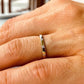 Beautiful Promise Band Wich Contains 5 Brilliant Round Moissanite