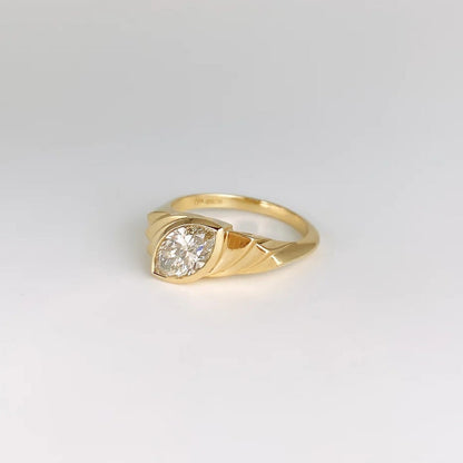 2.30 Ct Marquise Moissanite Engagement Ring