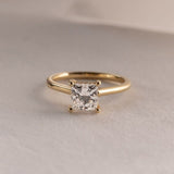 2.05 Ct Moissanite Princess Engagement Ring