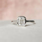 2.04 Ct Cushion Moissanite Engagement Ring