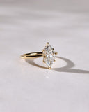 2.0 Ct Marquise Moissanite Engagement Ring