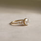 1.02 Ct Brilliant Round Moissanite Wedding Ring