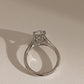 2.0 Ct Oval Moissanite Engagement Ring