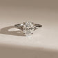 2.0 Ct Oval Moissanite Engagement Ring