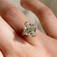 2.1 Ct Princess Moissanite Engagement Ring