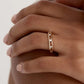 Brilliant Round Moissanite Promise Band