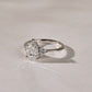 2.04 Ct Pear Moissanite Engagement Ring