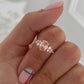 1.0 Ct Vivid Pink Oval Wedding Ring