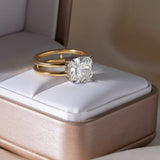 3.0 Ct Cushion Moissanite Engagement Ring