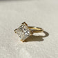 2.1 Ct Princess Moissanite Engagement Ring