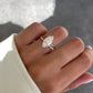 2.0 Ct Marquise Moissanite Bridal Set