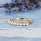 White Pearls Promise Ring