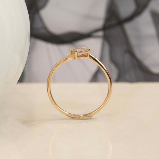 0.25 Ct Baugette Promise Ring