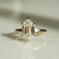 3.50 Ct Supreme Hexagone Moissanite Engagemnet Ring