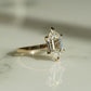 3.50 Ct Supreme Hexagone Moissanite Engagemnet Ring