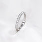 Ravishing Brilliant Round Moissanite Promise Band