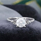 2.0 Ct Brilliant Round Moissanite Engagement Ring