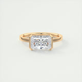 2.30 Ct Radiant Moissanite Engagement Ring